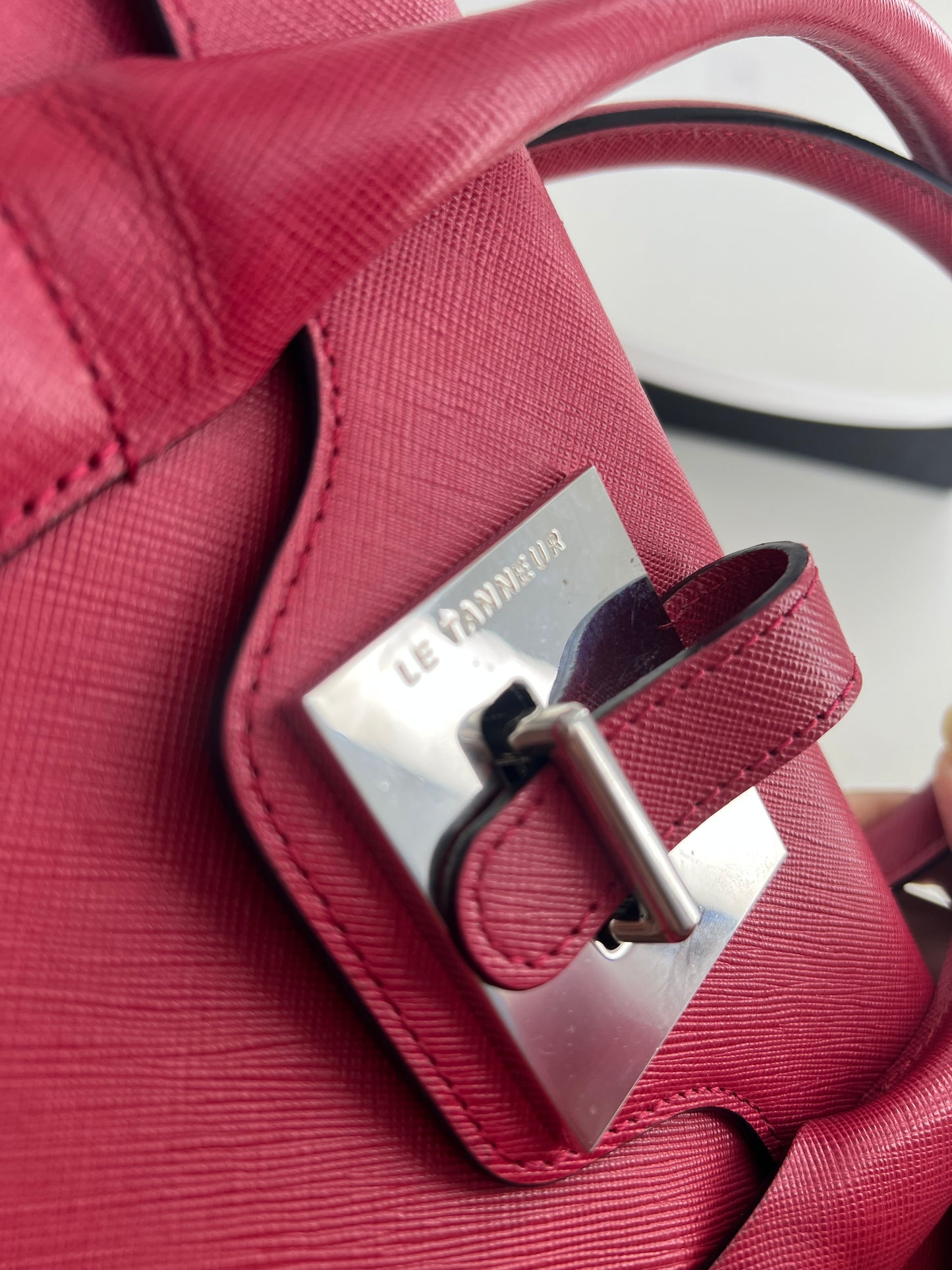 Sac Le Tanneur framboise