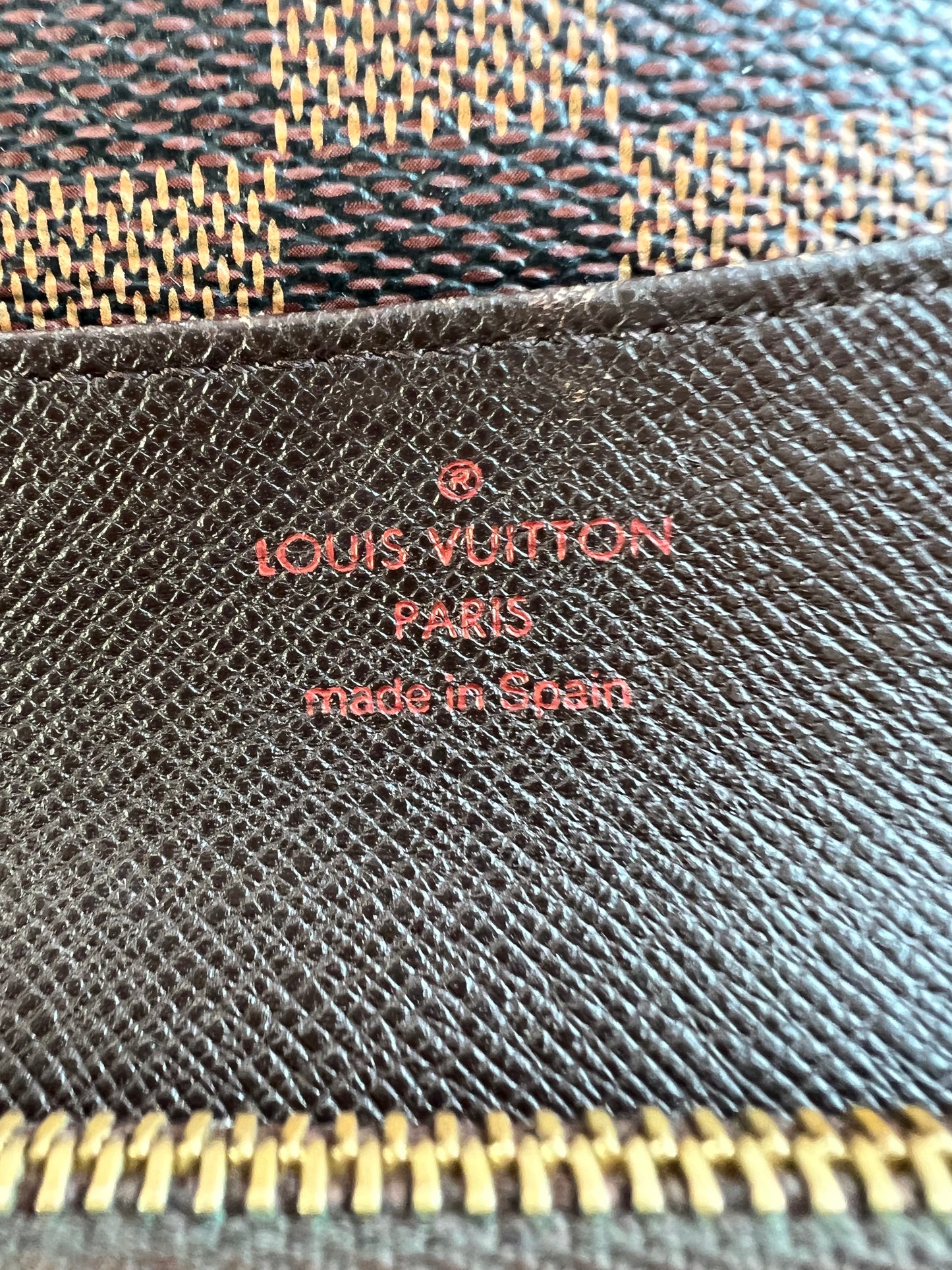 Portefeuille Louis Vuitton Emilie Damier