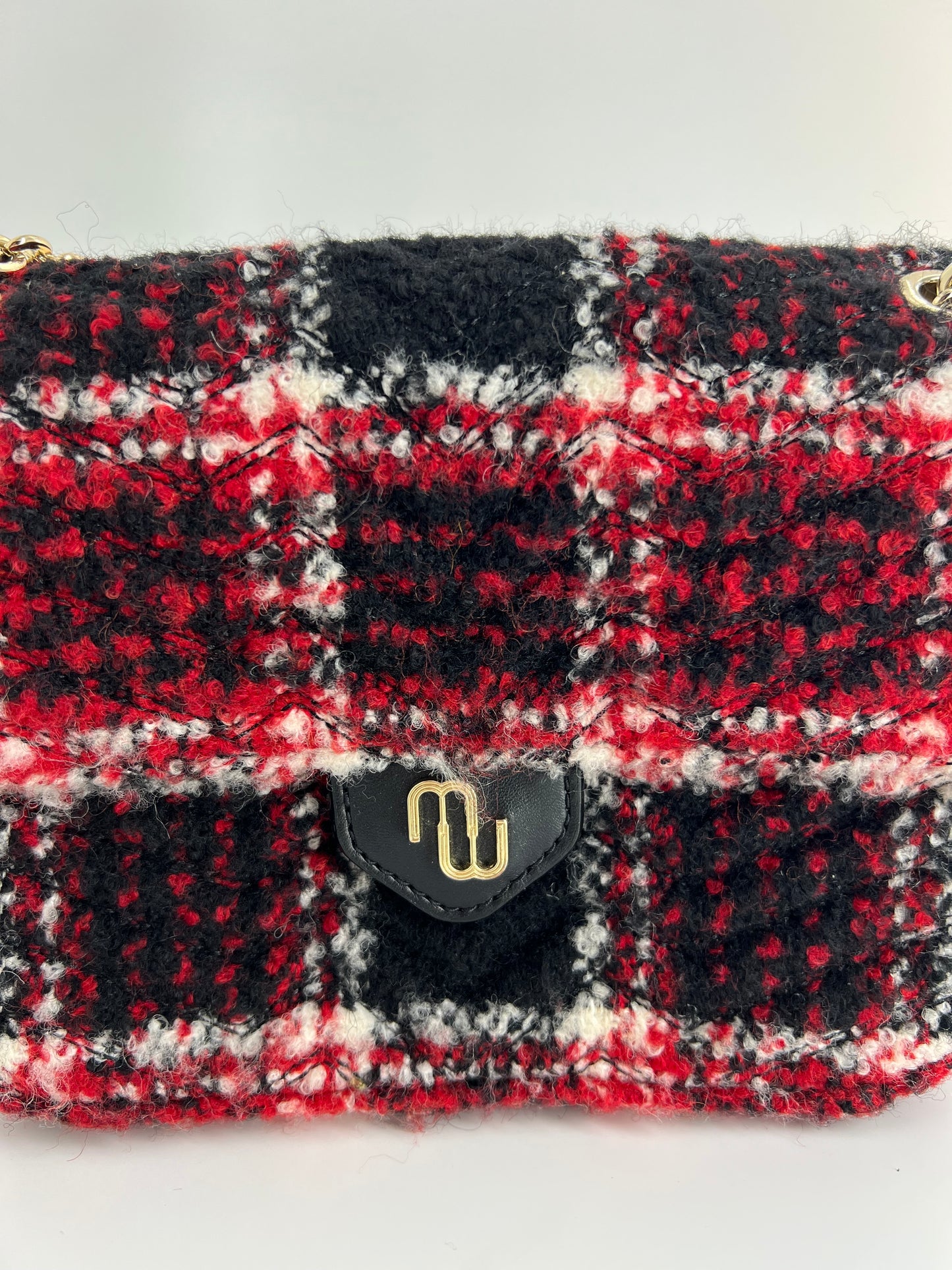 Sac Maje à rabat tweed