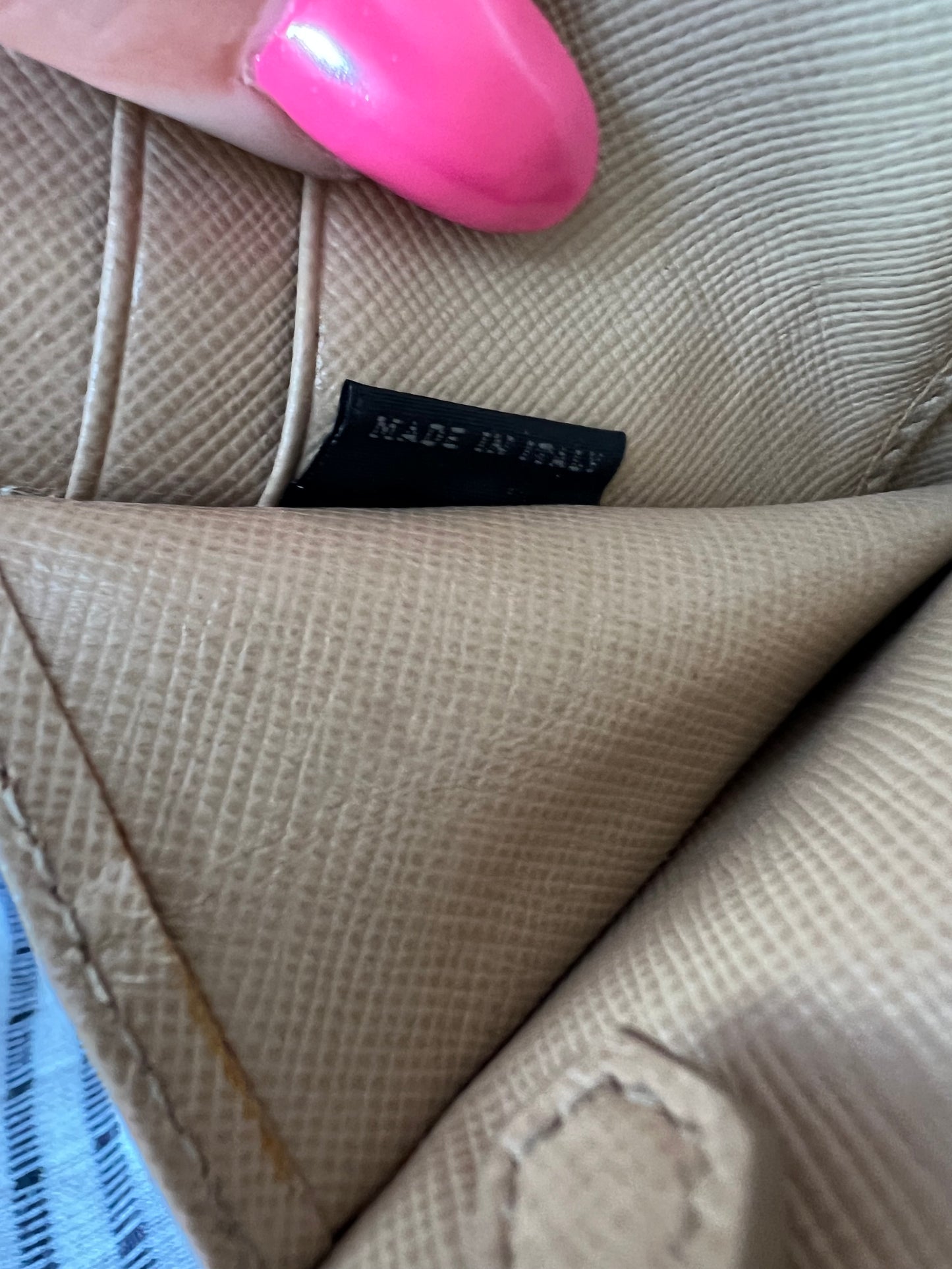 Portefeuille Prada Saffiano