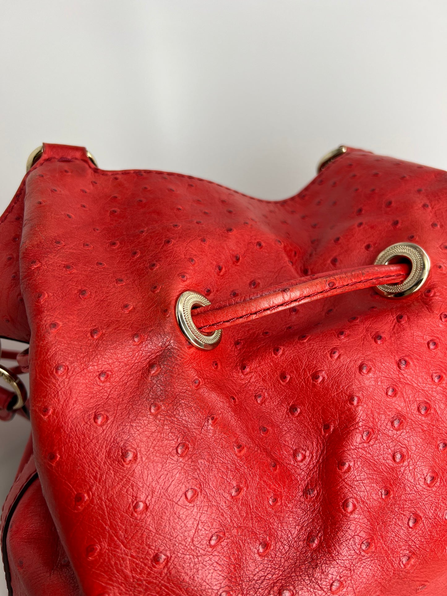 Sac Lancel Premier Flirt cuir d’autruche
