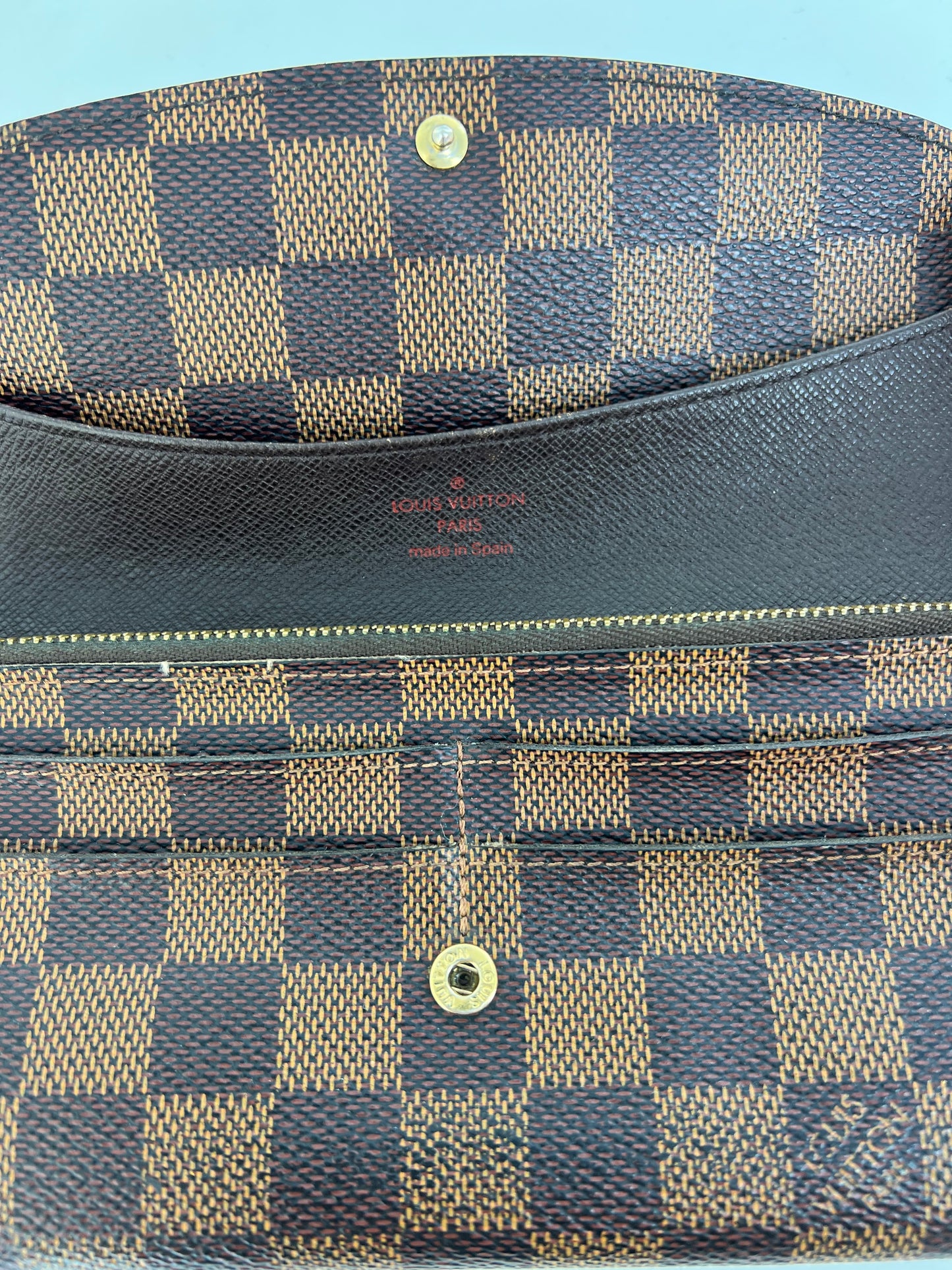 Portefeuille Louis Vuitton Emilie Damier