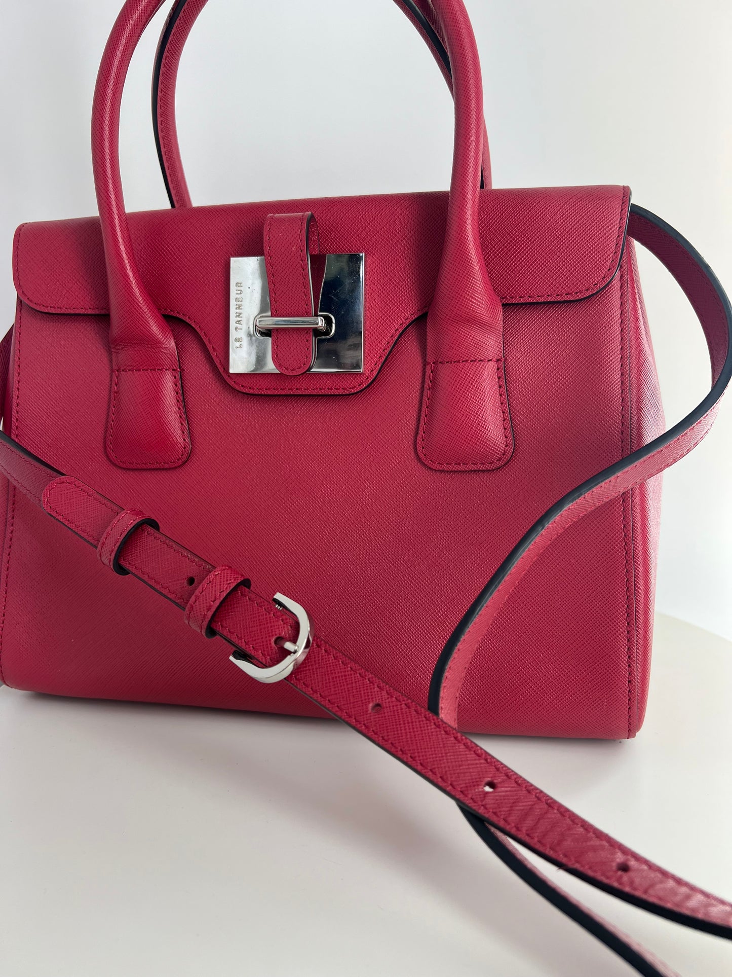 Sac Le Tanneur framboise