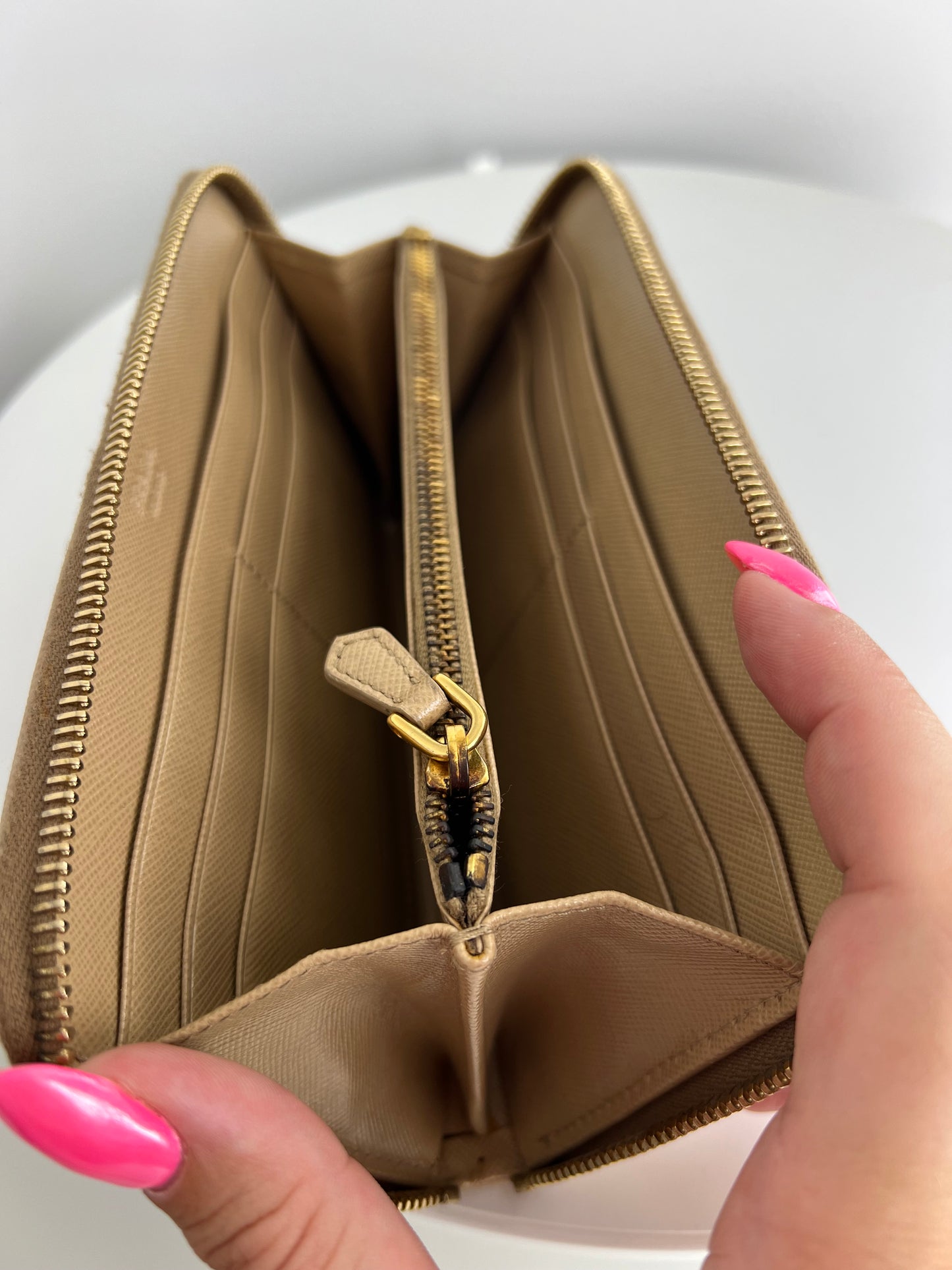 Portefeuille Prada Saffiano