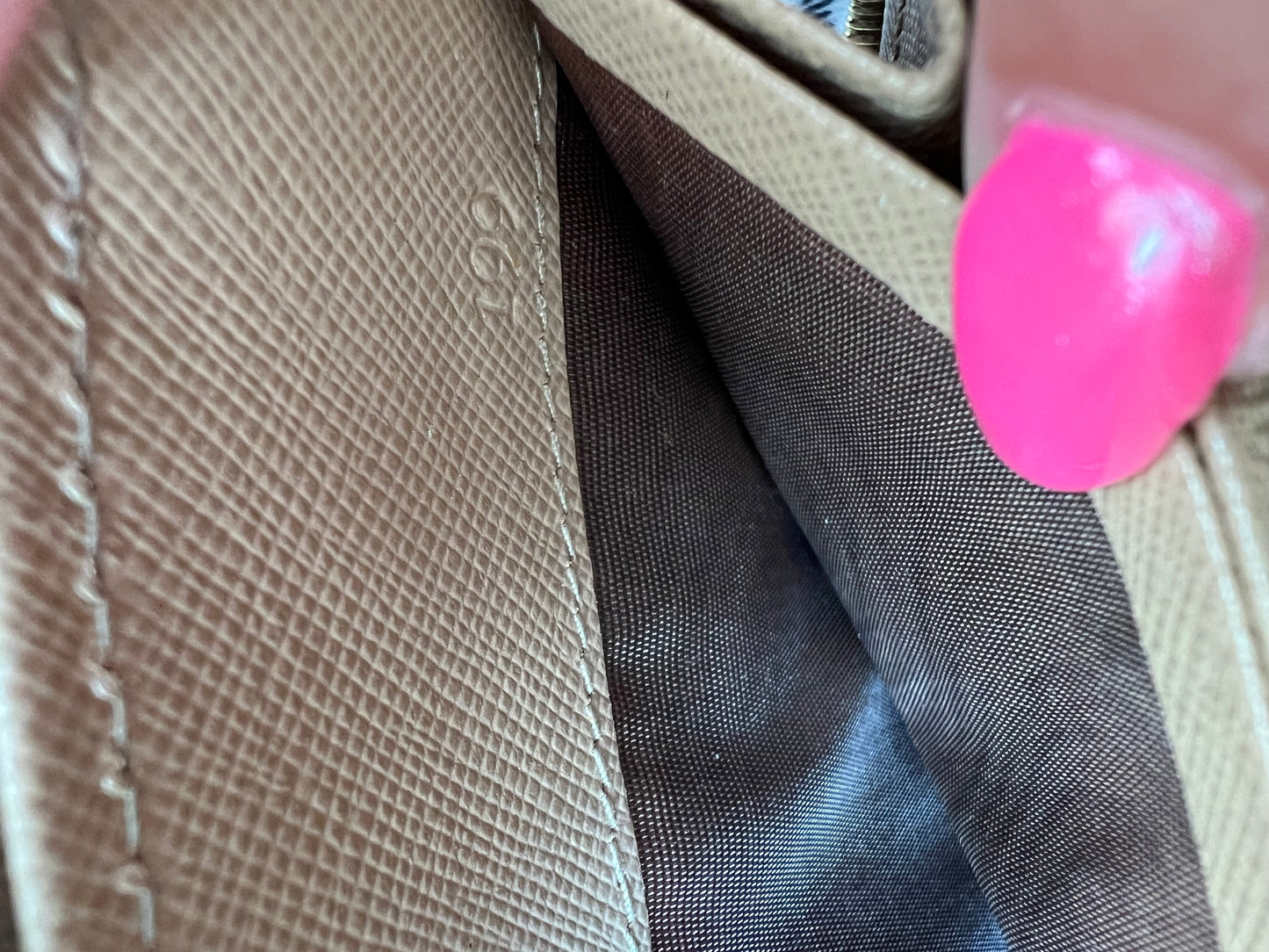 Portefeuille Prada Saffiano