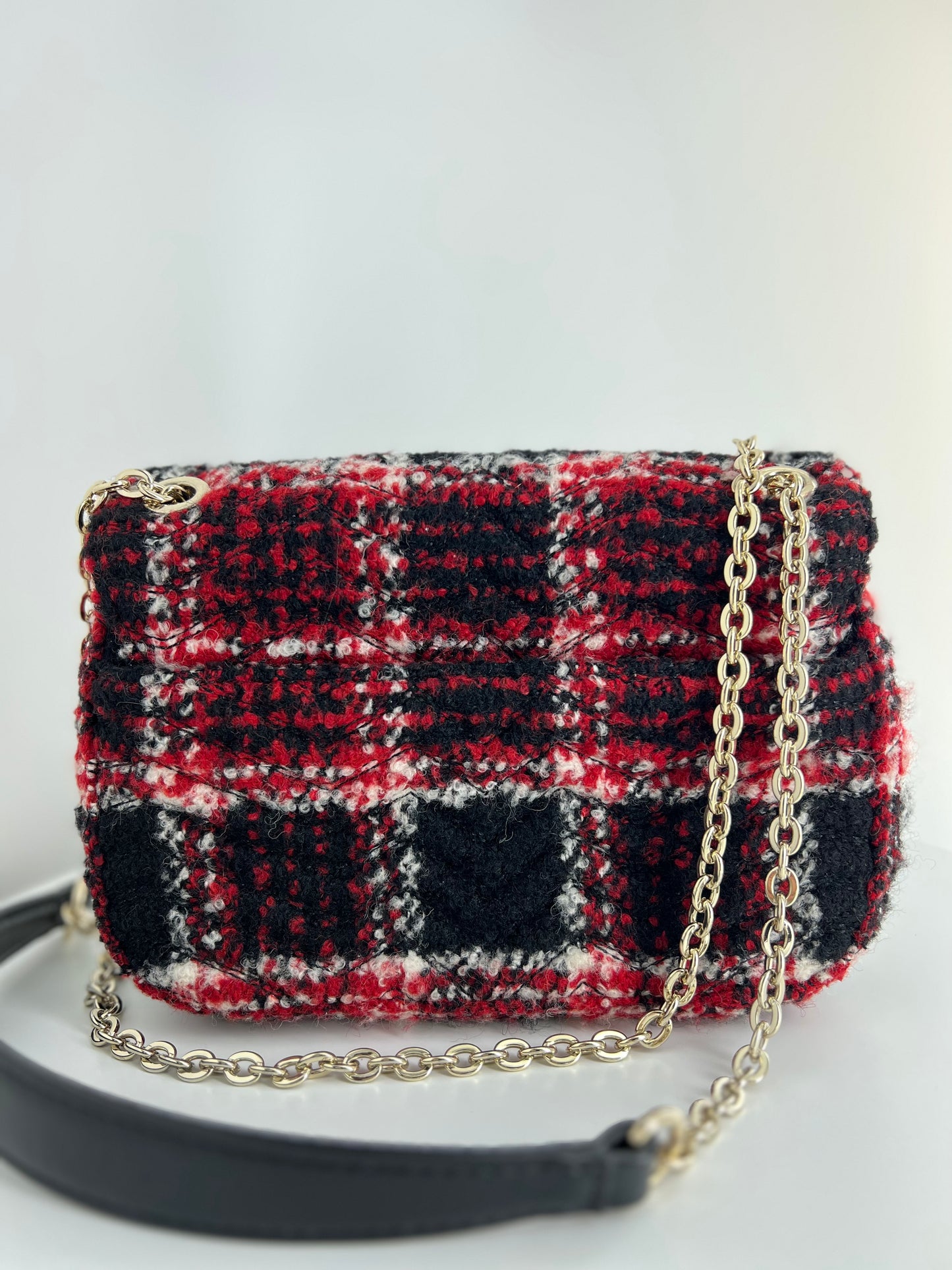 Sac Maje à rabat tweed