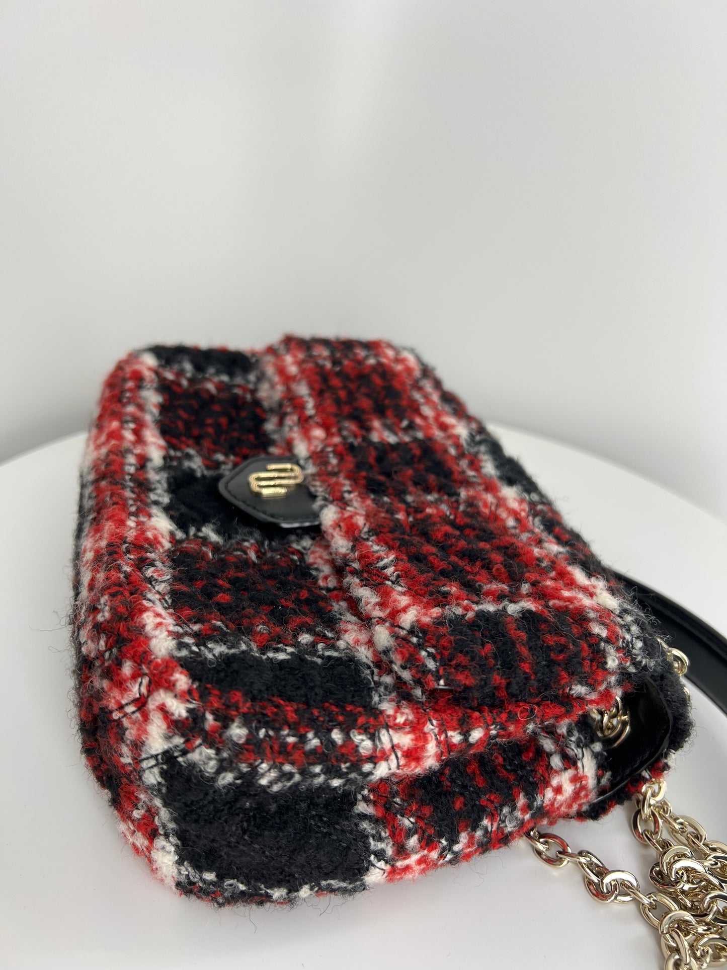 Sac Maje à rabat tweed