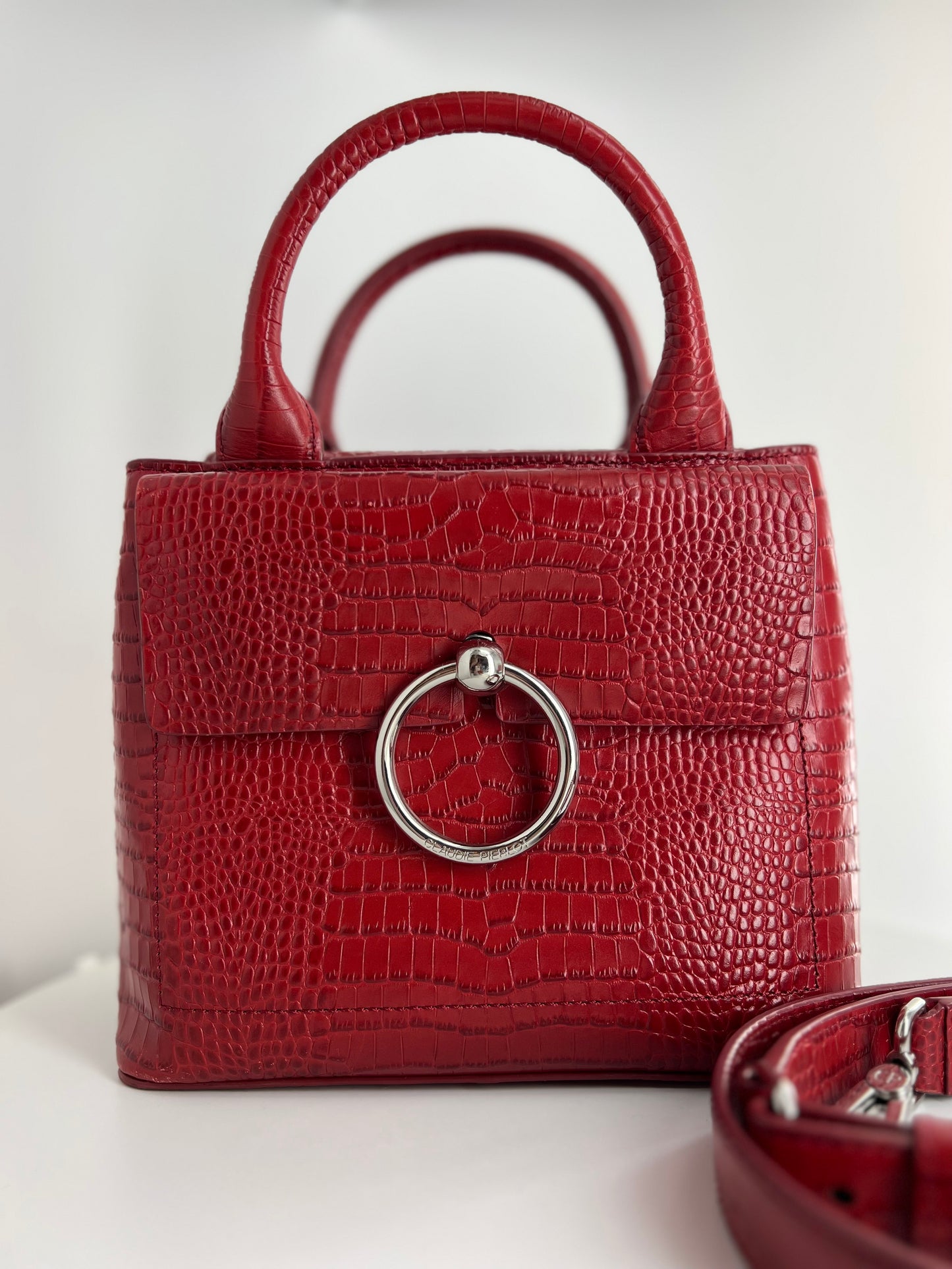 Sac Claudie Pierlot Anouck croco