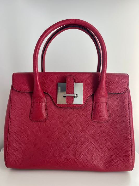 Sac Le Tanneur framboise