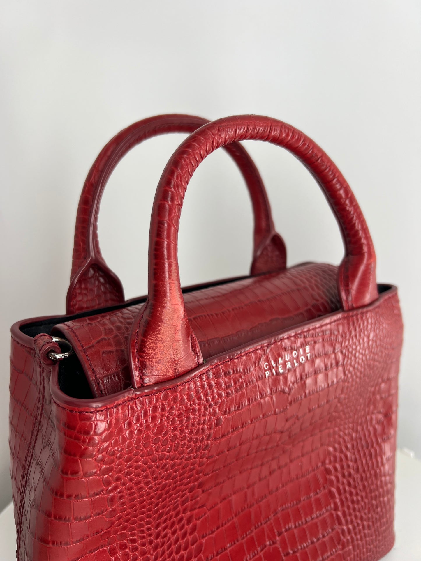 Sac Claudie Pierlot Anouck croco