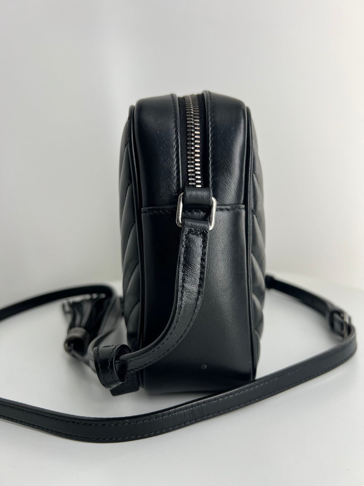 Sac Saint Laurent Lou matelassé chevron médium