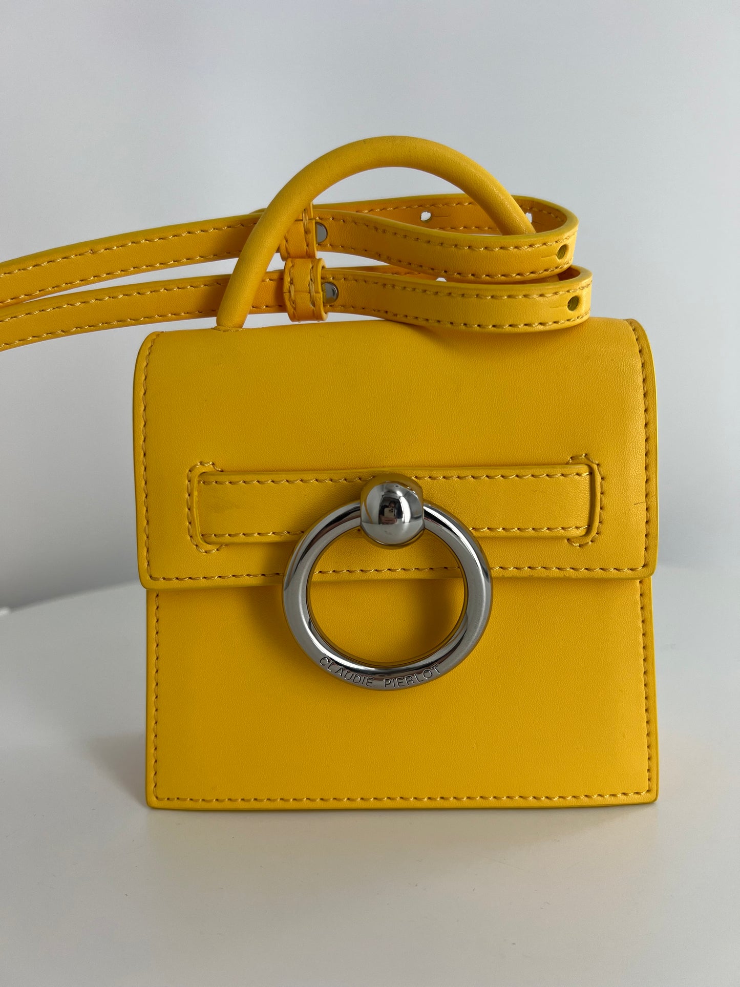 Sac Claudie Pierlot mini jaune