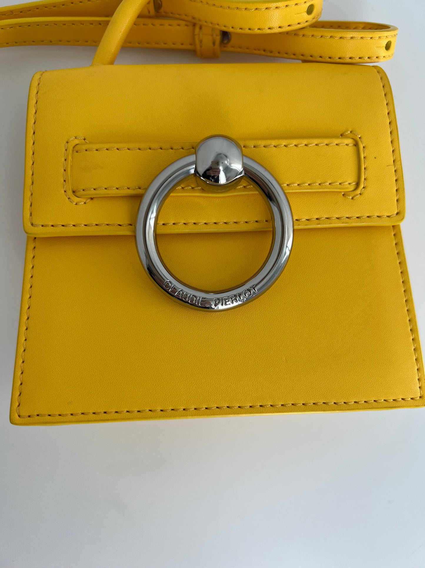 Sac Claudie Pierlot mini jaune