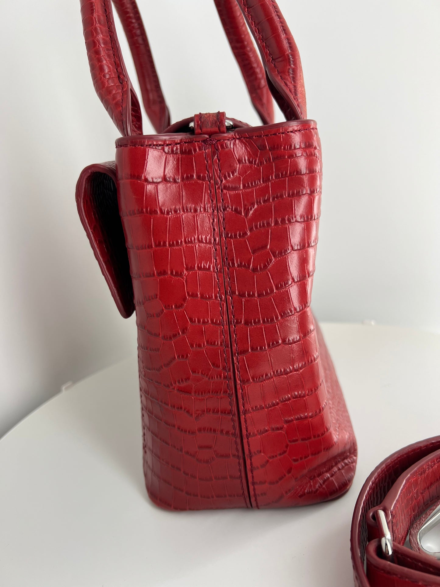 Sac Claudie Pierlot Anouck croco