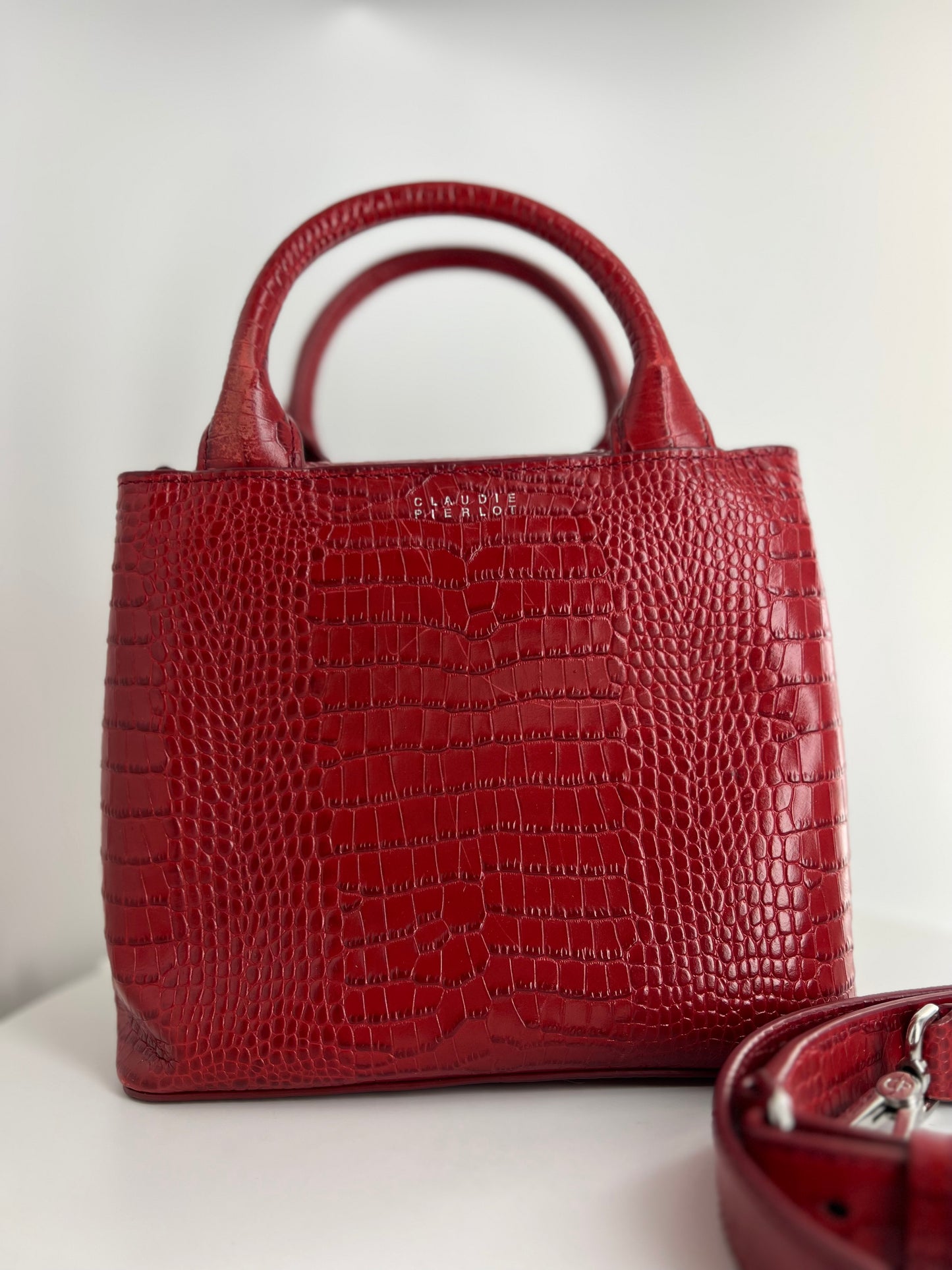 Sac Claudie Pierlot Anouck croco