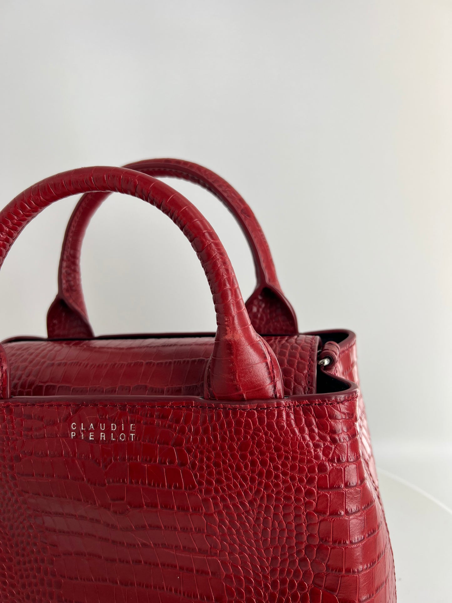 Sac Claudie Pierlot Anouck croco