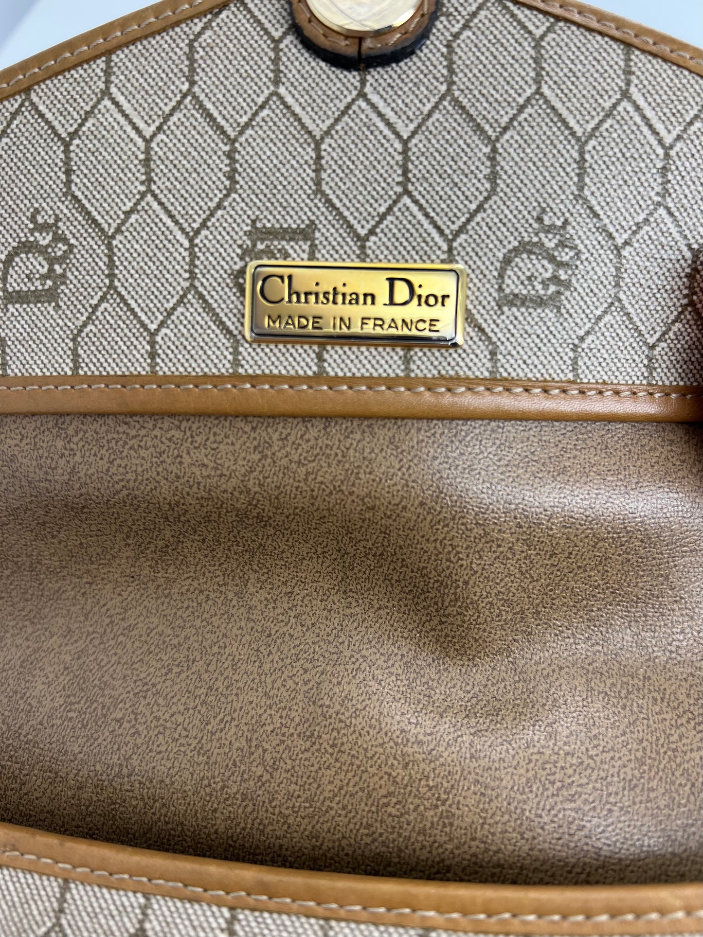 Sac Dior vintage à bandoulière alvéoles