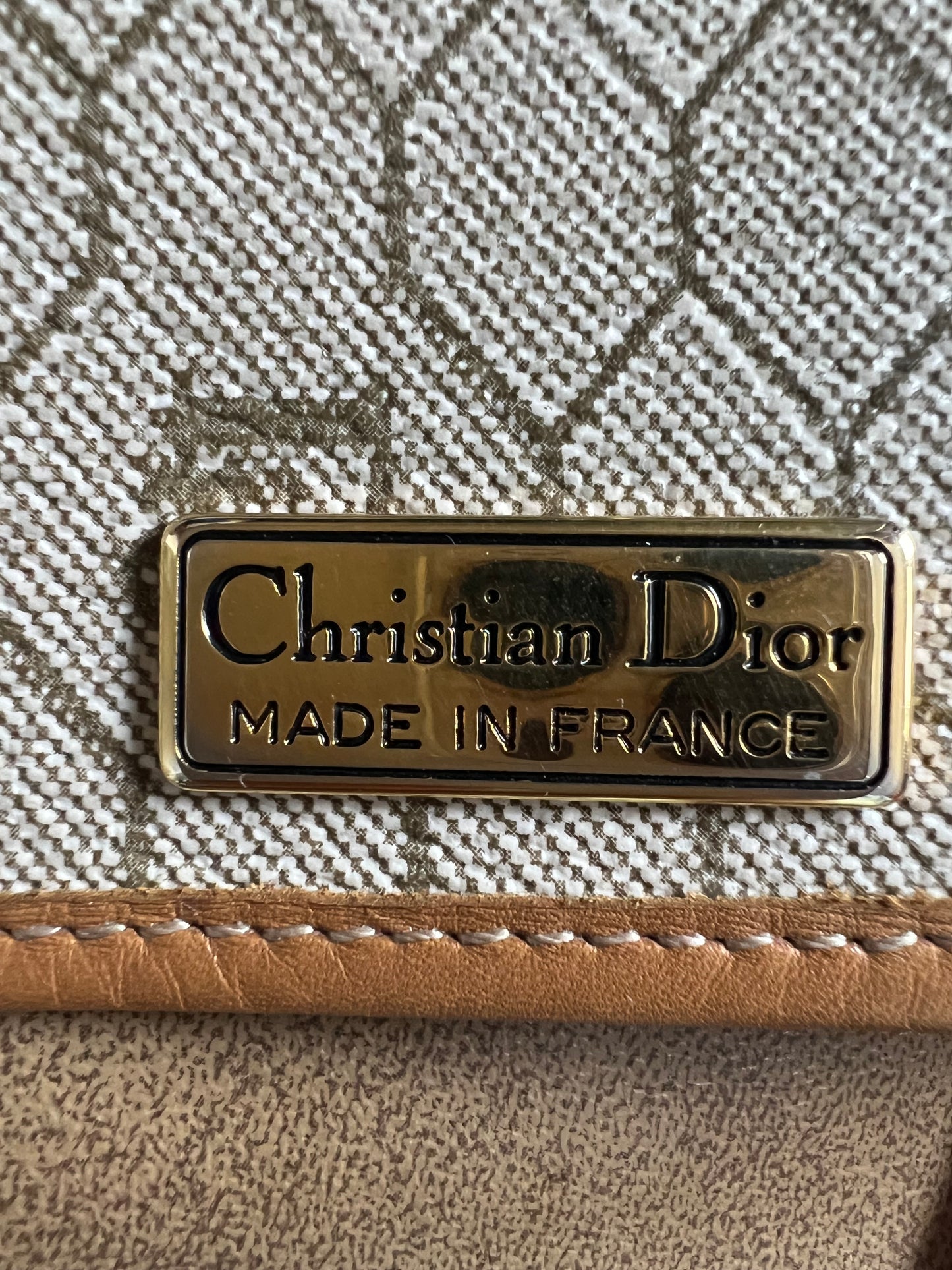 Sac Dior vintage à bandoulière alvéoles