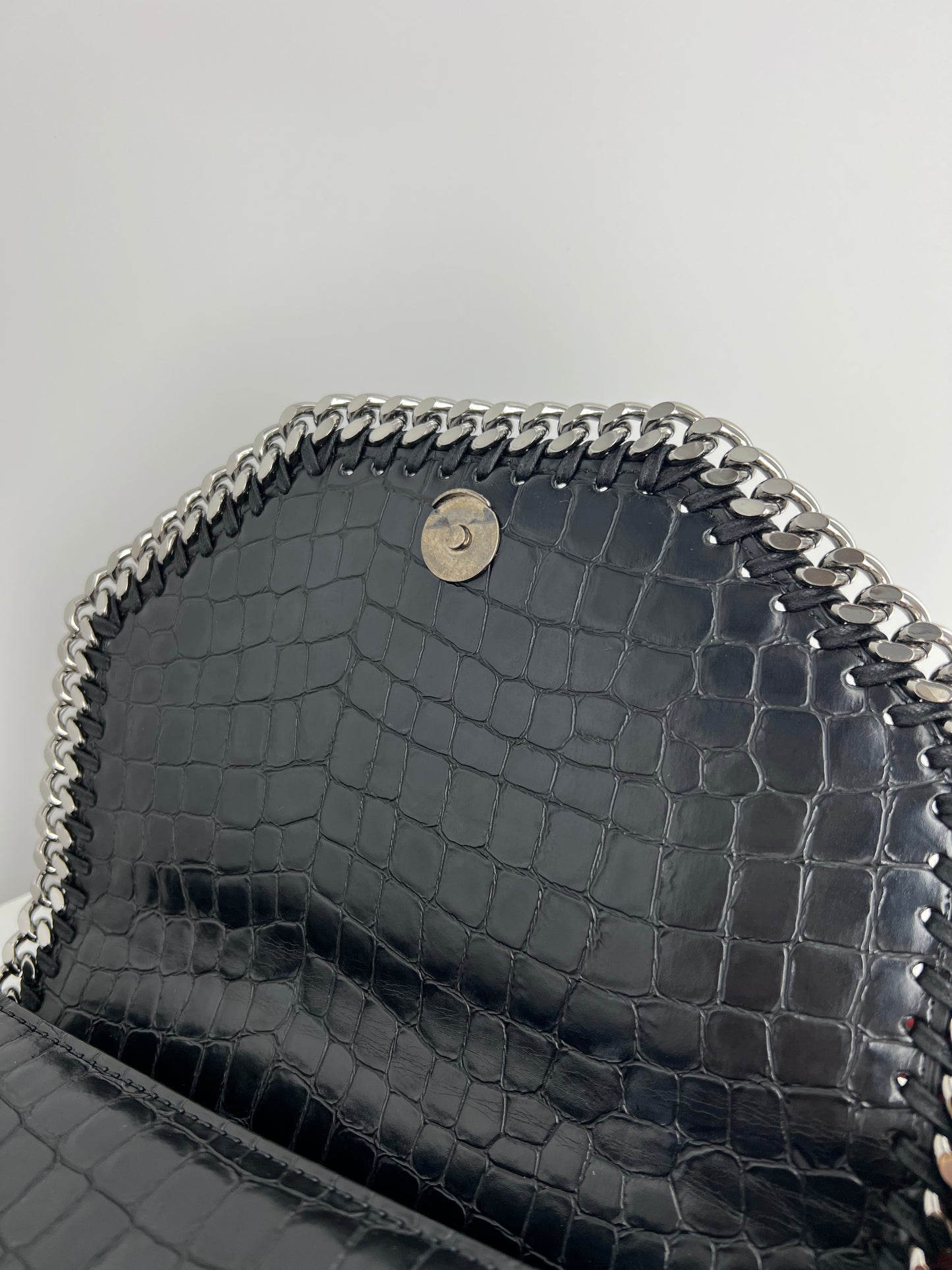 Sac Stella McCartney Falabella Box croco