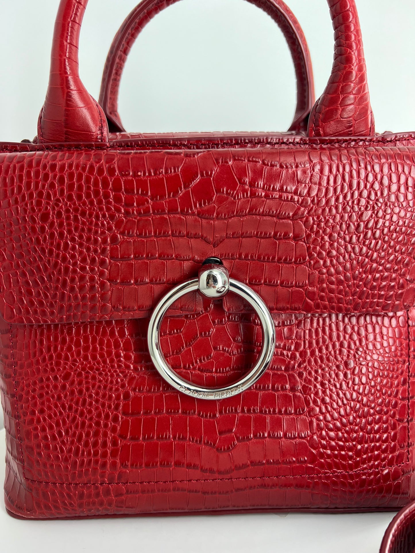 Sac Claudie Pierlot Anouck croco